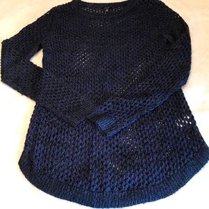 Long sleeve crochet shirt